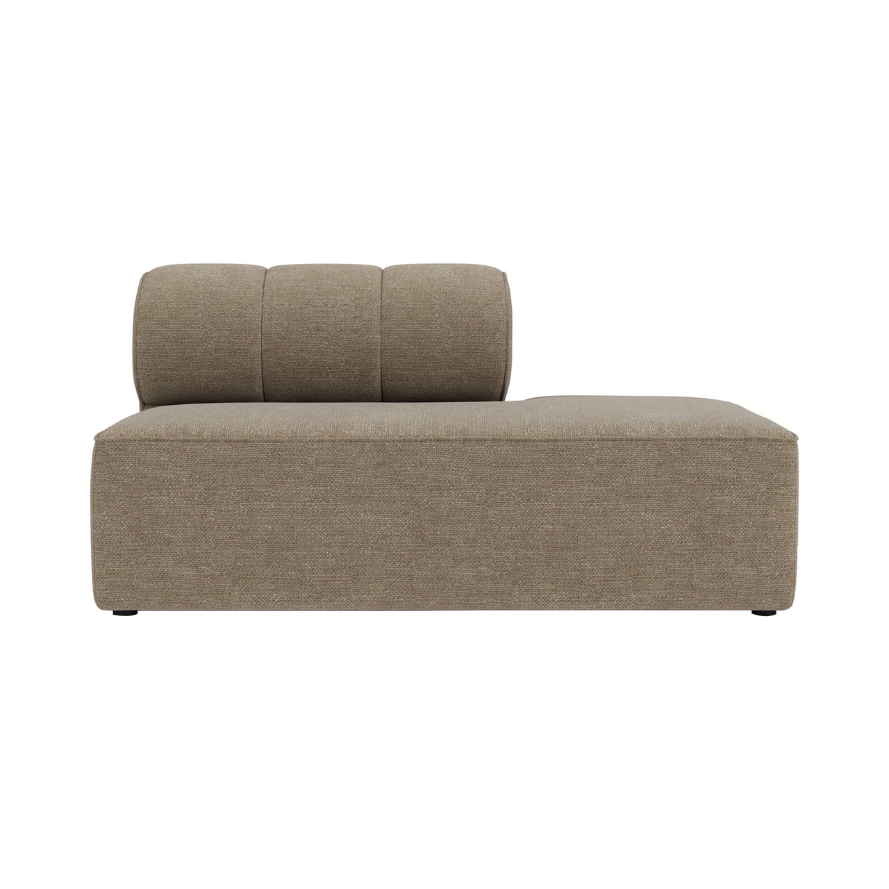 Eave Seamline Sofa Modules: Right + Open Ended + Boucle 02