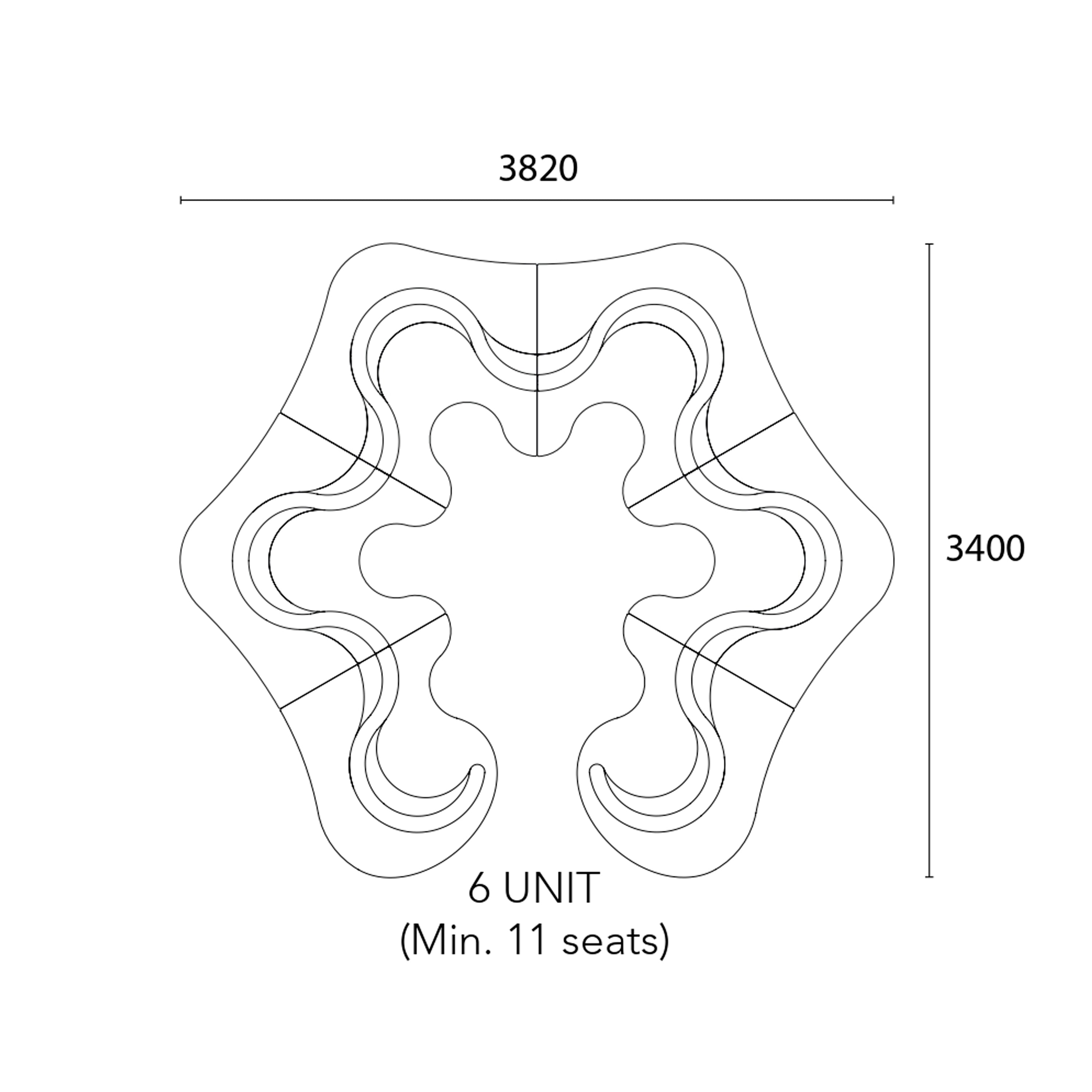 Cloverleaf Sofa