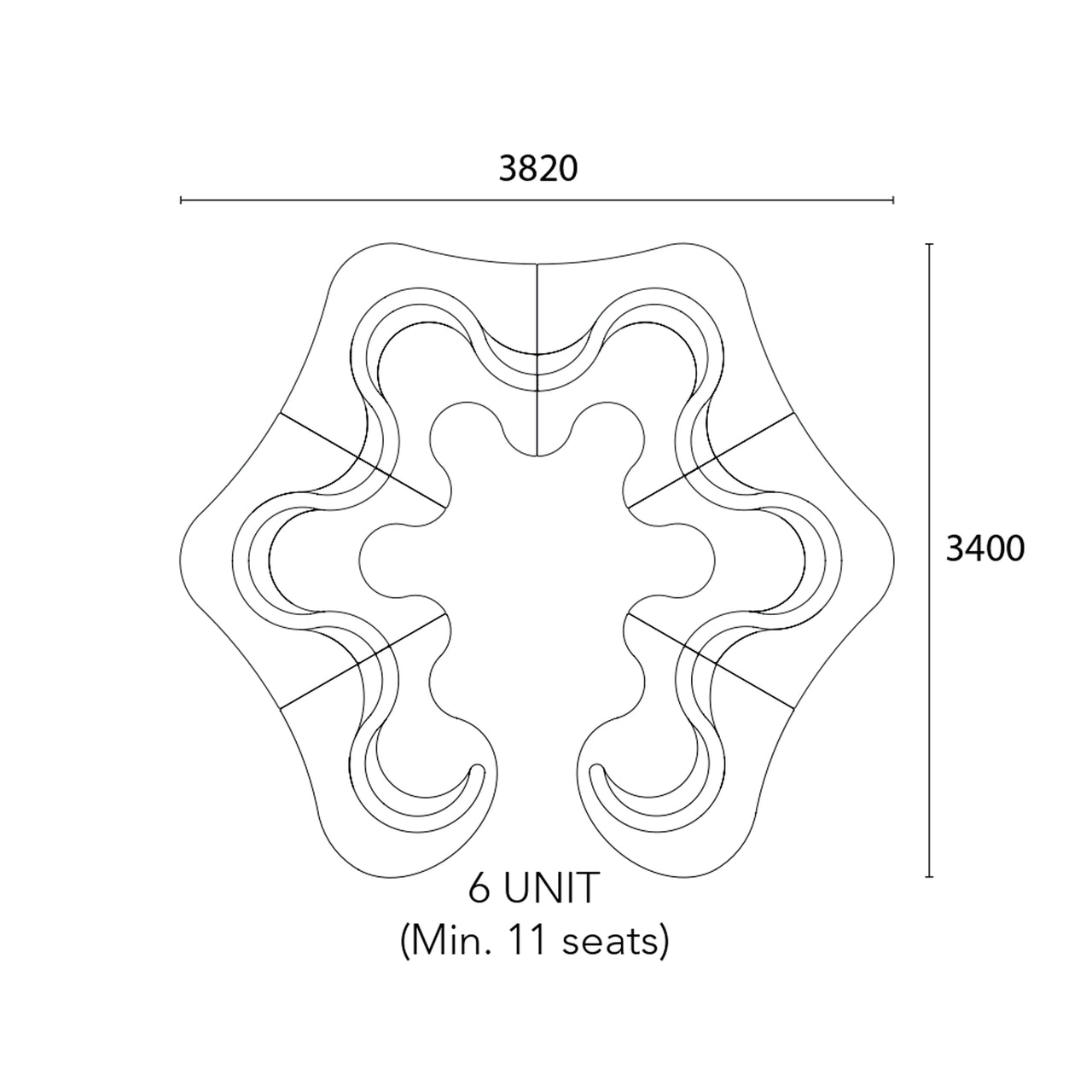 Cloverleaf Sofa