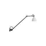 Lampe Gras N° 304 L60 Wall Lamp: Frosted Glass + Round