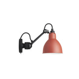 Lampe Gras N°304 Lamp with Switch:  Red + Round