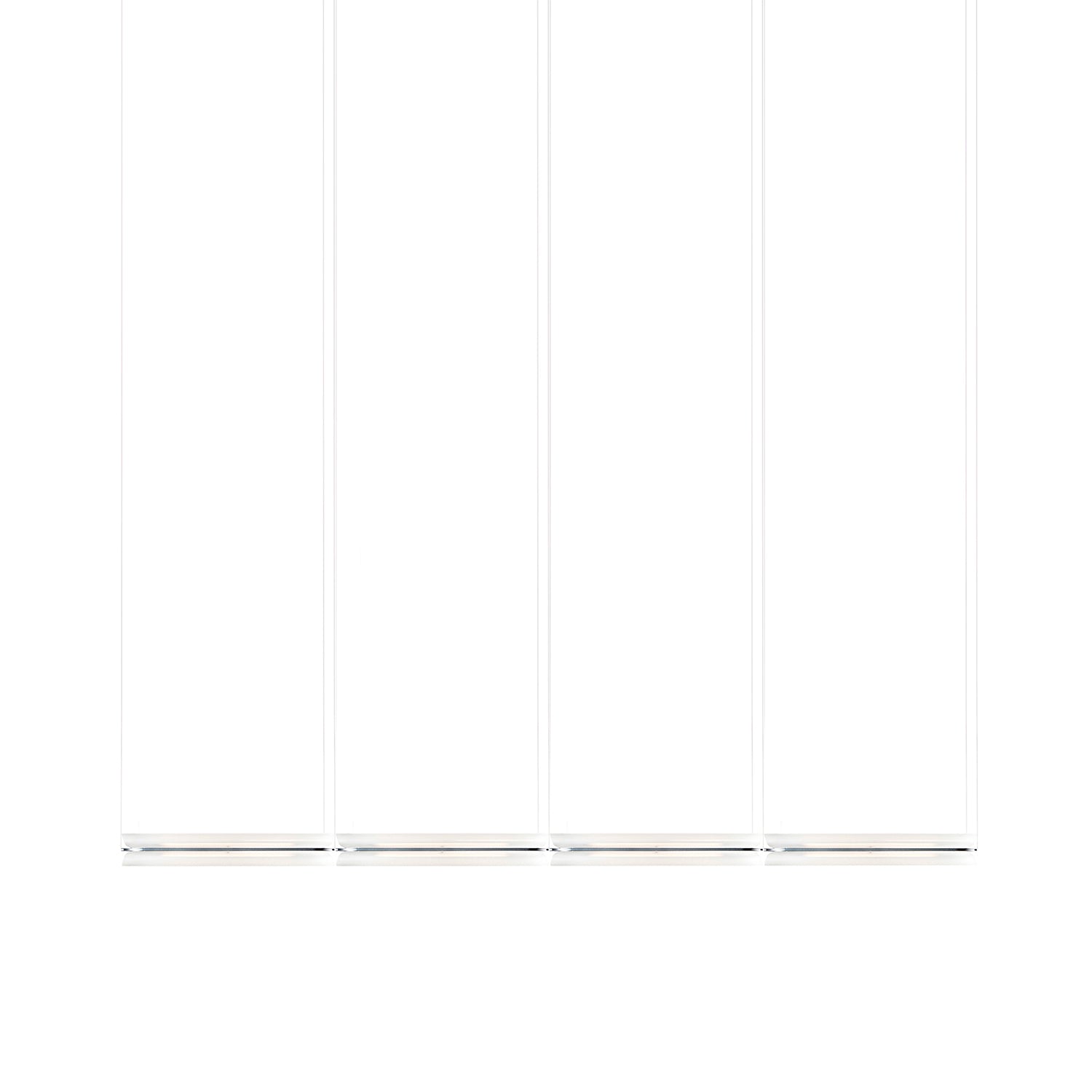 Vale System X-Axis Pendant Light: Horizontal + End-to-End + Vale 4 + Anthracite