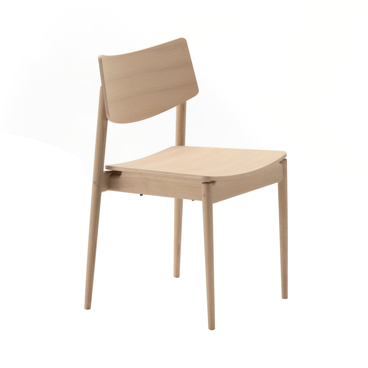 Shibuya Cafe Dining Chair A-DC01: Pure Oak