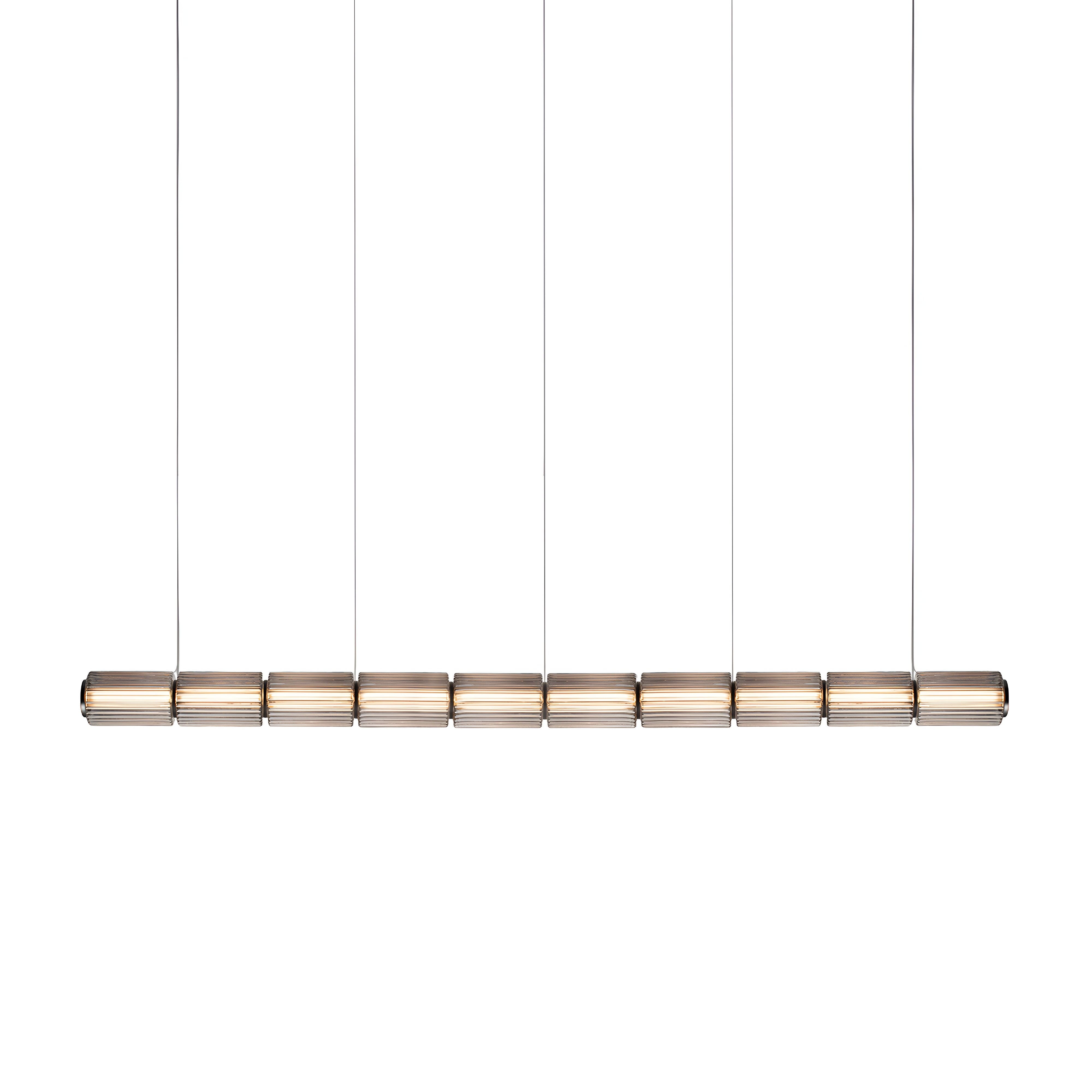 Column 175 Horizontal Pendant: 10 Units + Carbon