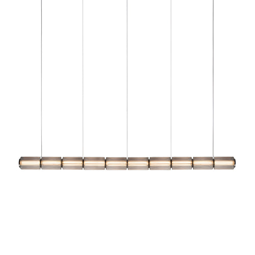 Column 175 Horizontal Pendant: 10 Units + Carbon