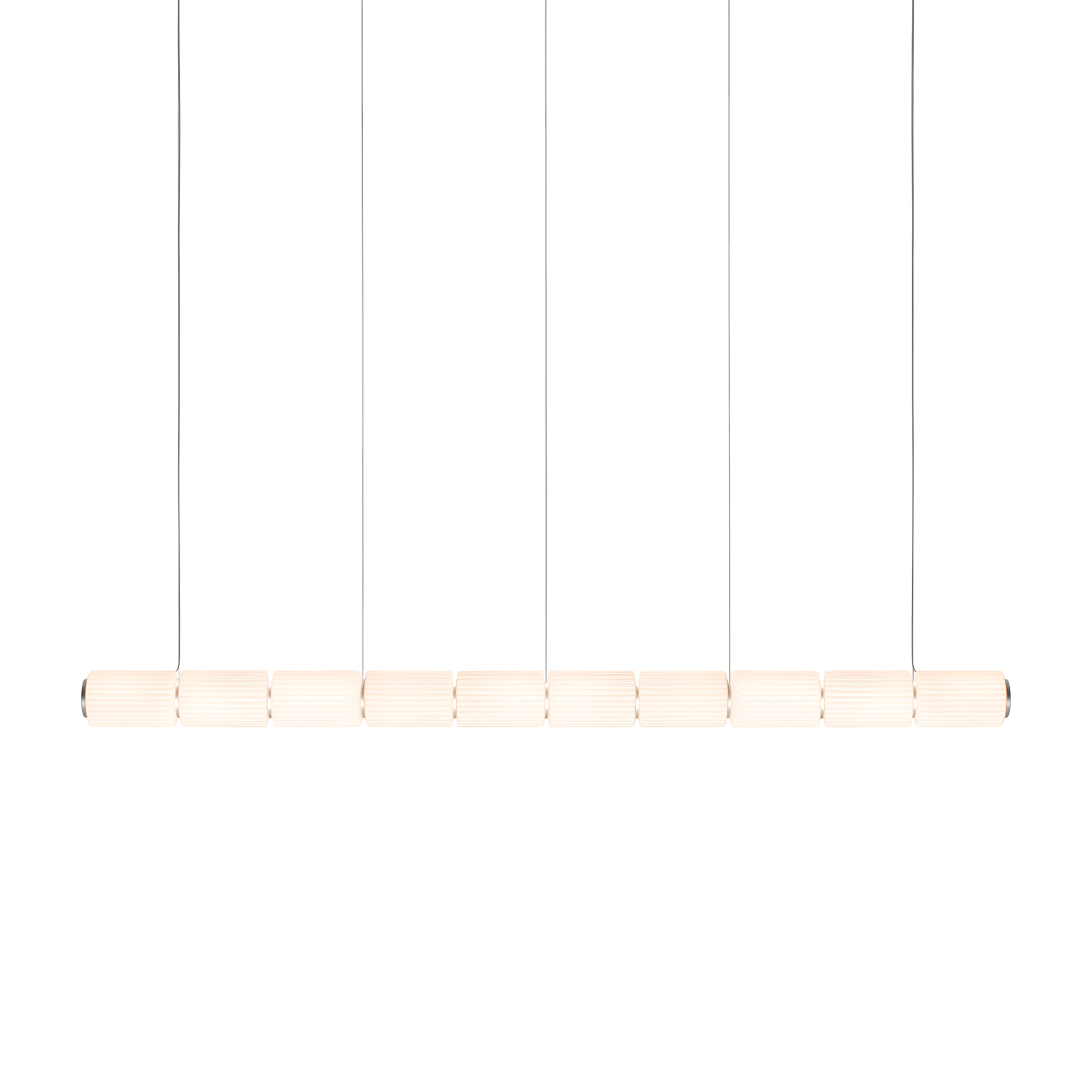 Column 175 Horizontal Pendant: 10 Units + Ivory