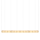 Column 175 Horizontal Pendant: 12 Units + Amber