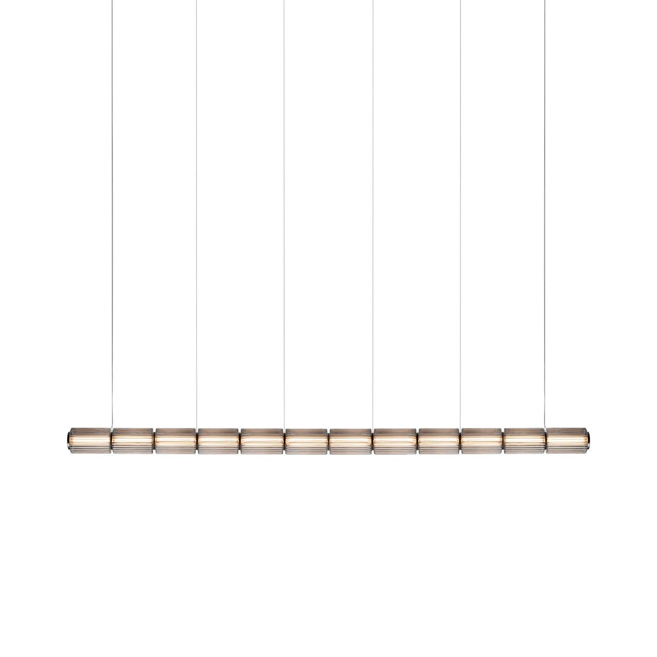 Column 175 Horizontal Pendant: 12 Units + Carbon