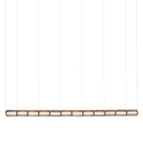 Column 175 Horizontal Pendant: 12 Units + Carbon