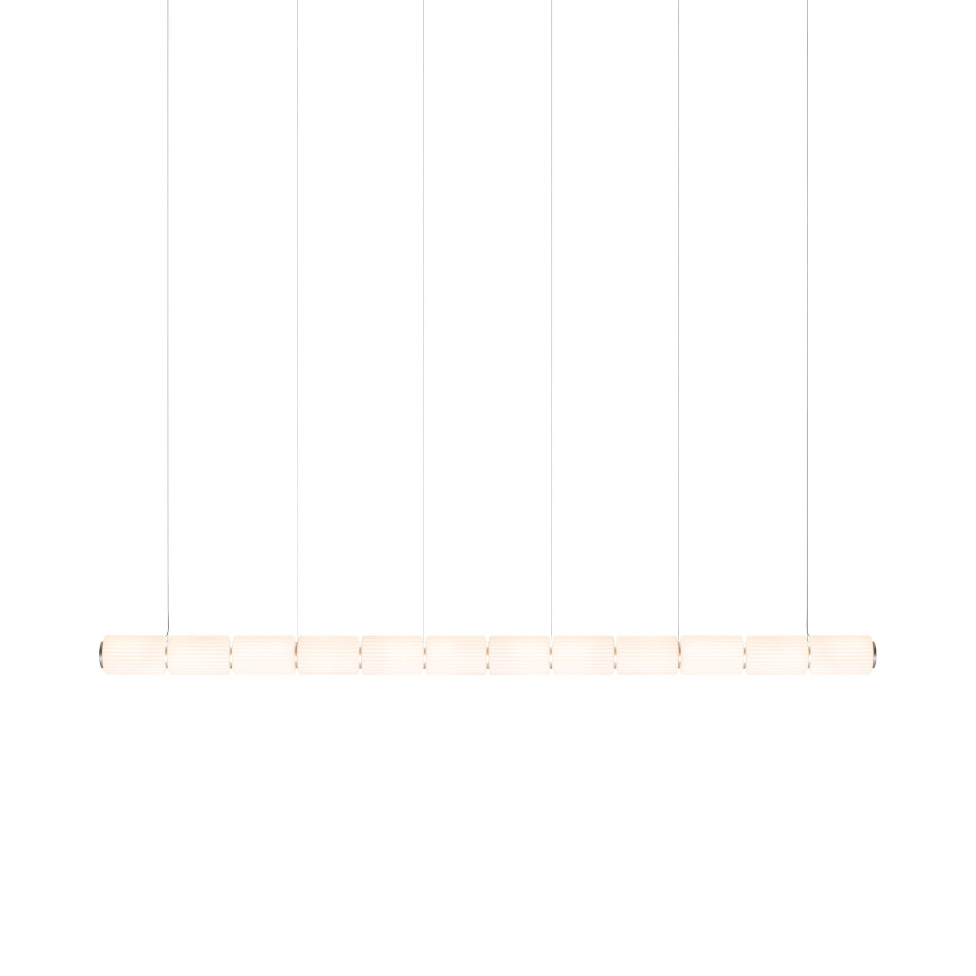Column 175 Horizontal Pendant: 12 Units + Ivory