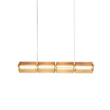 Column 175 Horizontal Pendant: 4 Units + Amber