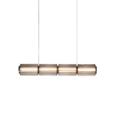 Column 175 Horizontal Pendant: 4 Units + Carbon