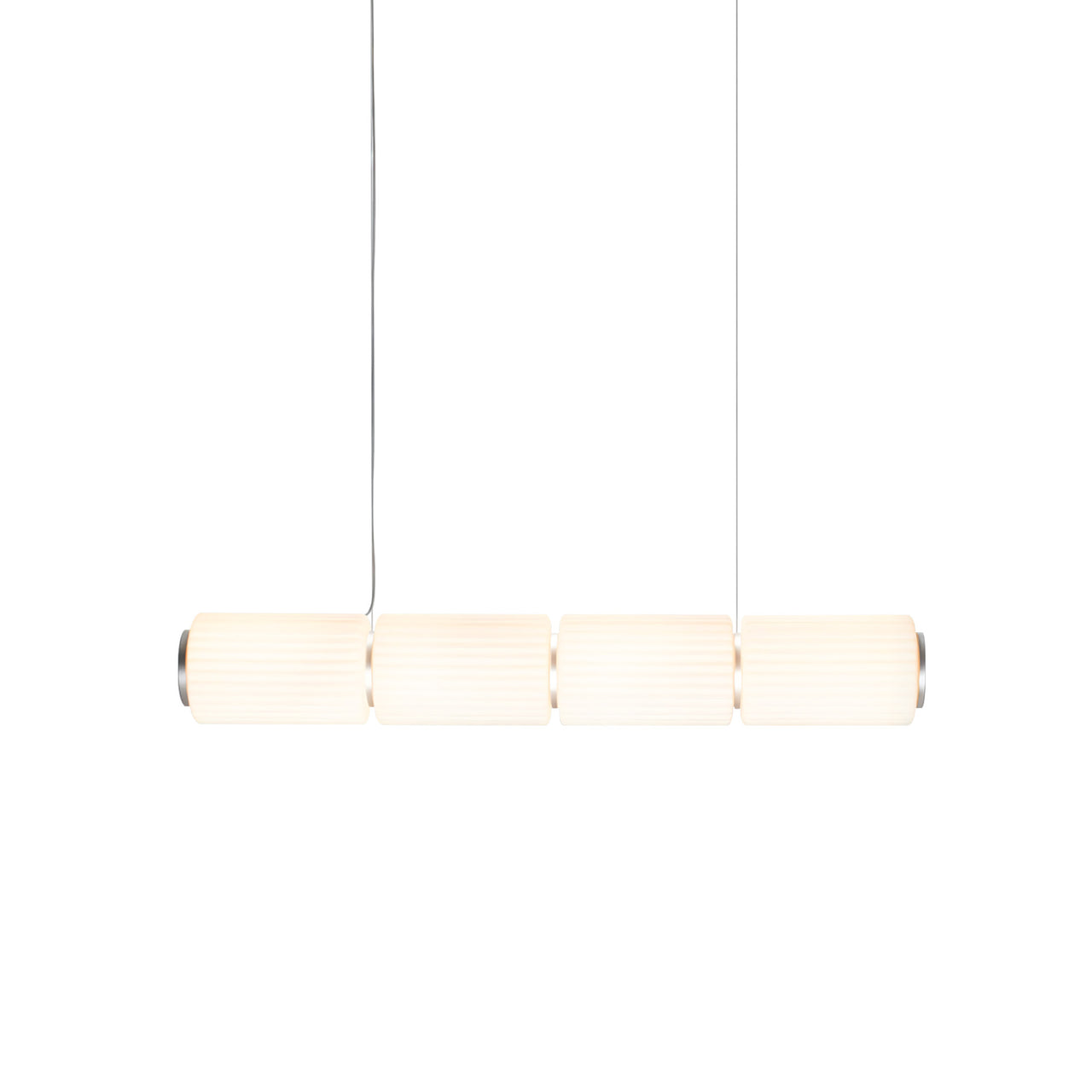 Column 175 Horizontal Pendant: 4 Units + Ivory