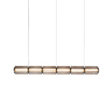 Column 175 Horizontal Pendant: 6 Units + Carbon