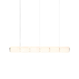 Column 175 Horizontal Pendant: 6 Units + Ivory
