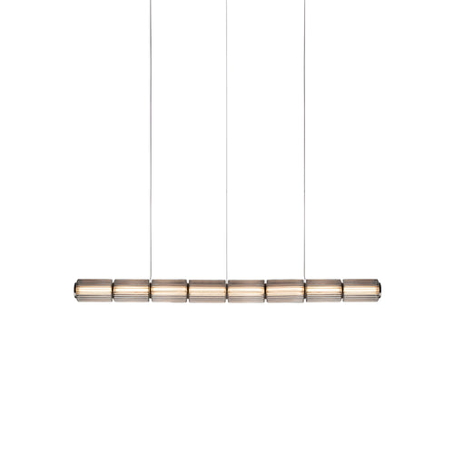 Column 175 Horizontal Pendant: 8 Units + Carbon