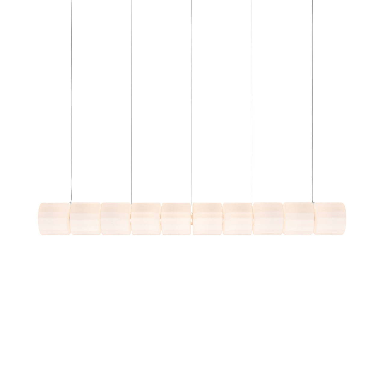 Column 300 Horizontal Pendant: 10 Units + Ivory