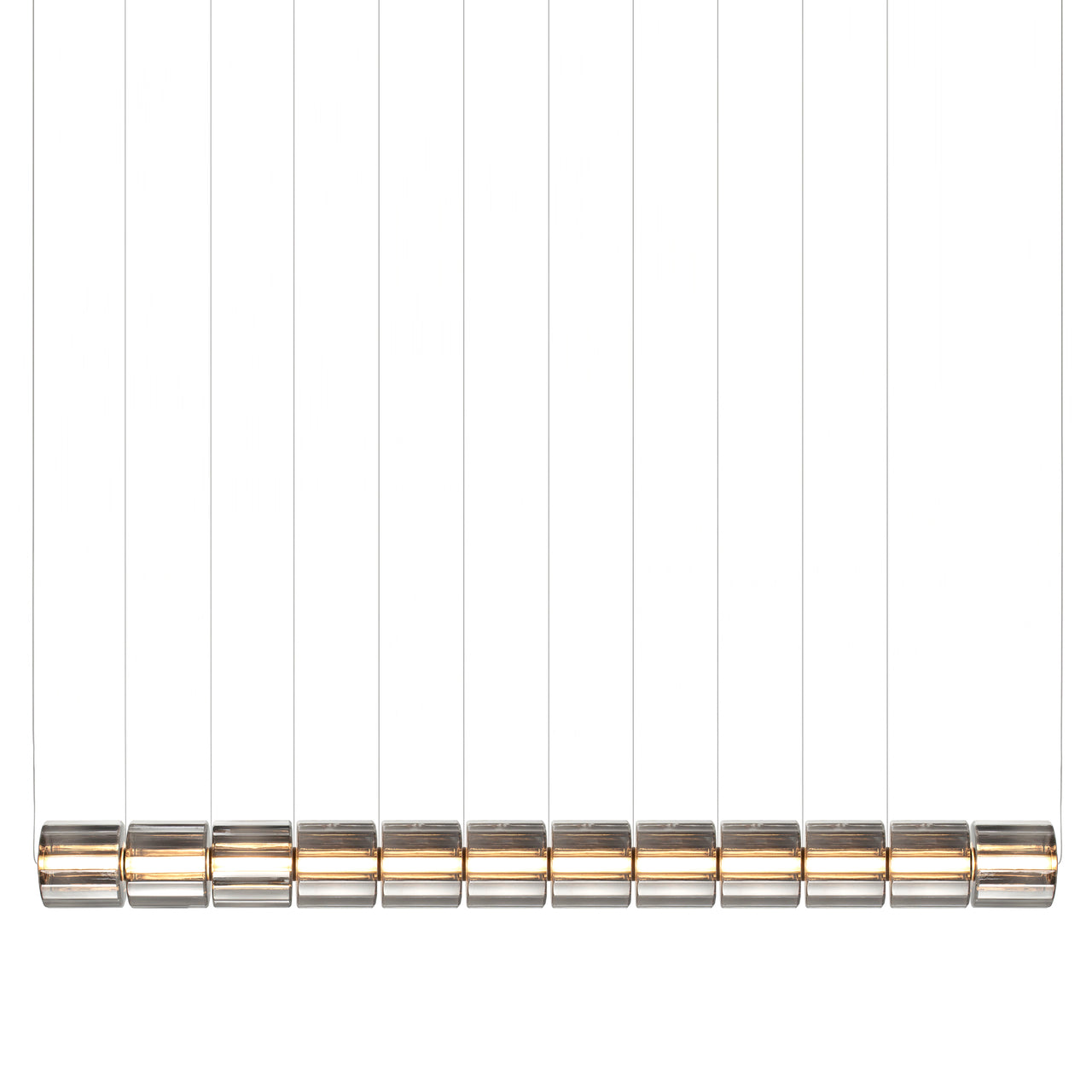 Column 300 Horizontal Pendant: 12 Units + Carbon