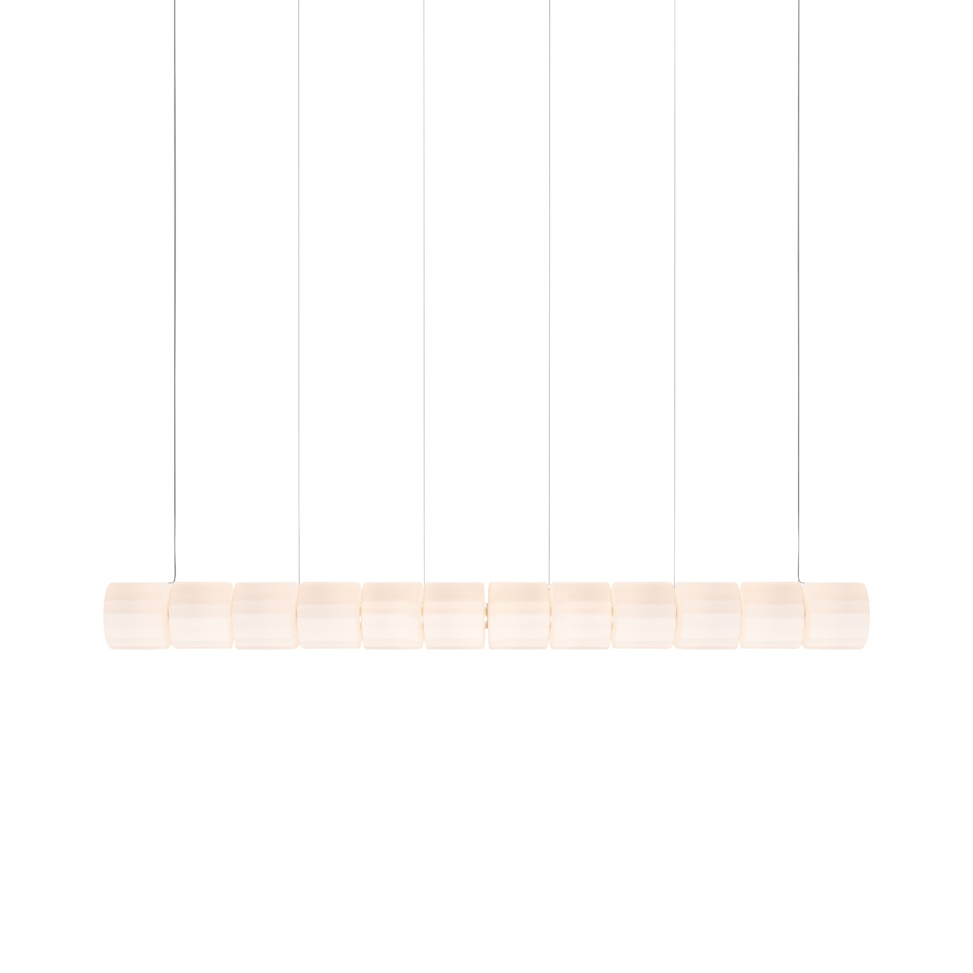 Column 300 Horizontal Pendant: 12 Units + Ivory