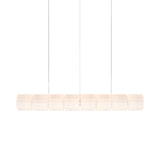 Column 300 Horizontal Pendant: 8 Units + Ivory