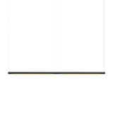 Pipeline 125.2 Linear Pendant Light: Black + Black