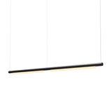 Pipeline 125.2 Linear Pendant Light: Black + Black