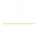 Pipeline 125.2 Linear Pendant Light: Brass + Brass