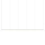 Pipeline 125.5 Linear Pendant Light: White + White