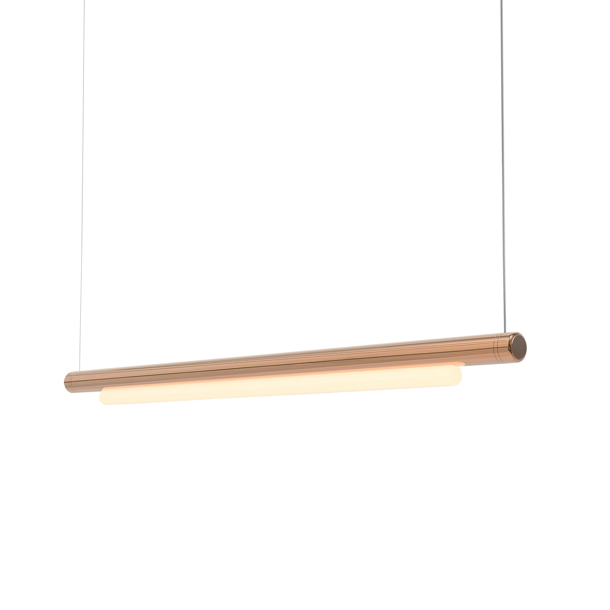 Pipeline 125 Pendant Light: Copper + Copper