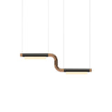 Pipeline CM1 Pendant Light: Black + Copper