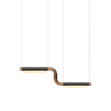 Pipeline CM1 Pendant Light: Black + Copper