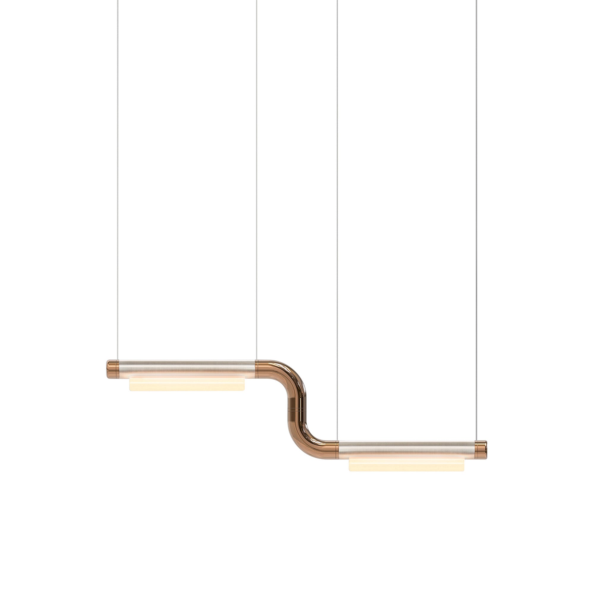 Pipeline CM1 Pendant Light: Raw + Copper