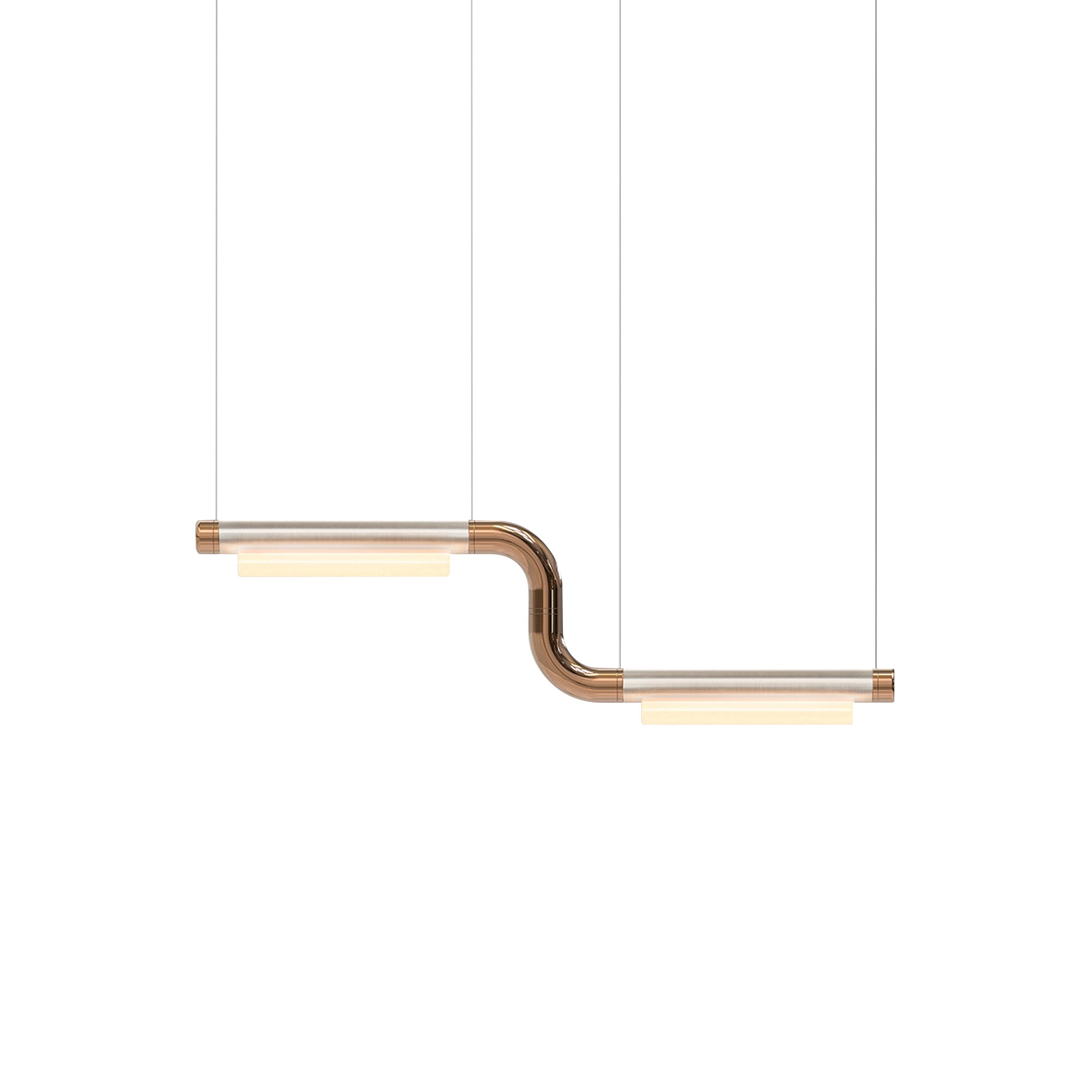 Pipeline CM1 Pendant Light: Raw + Copper