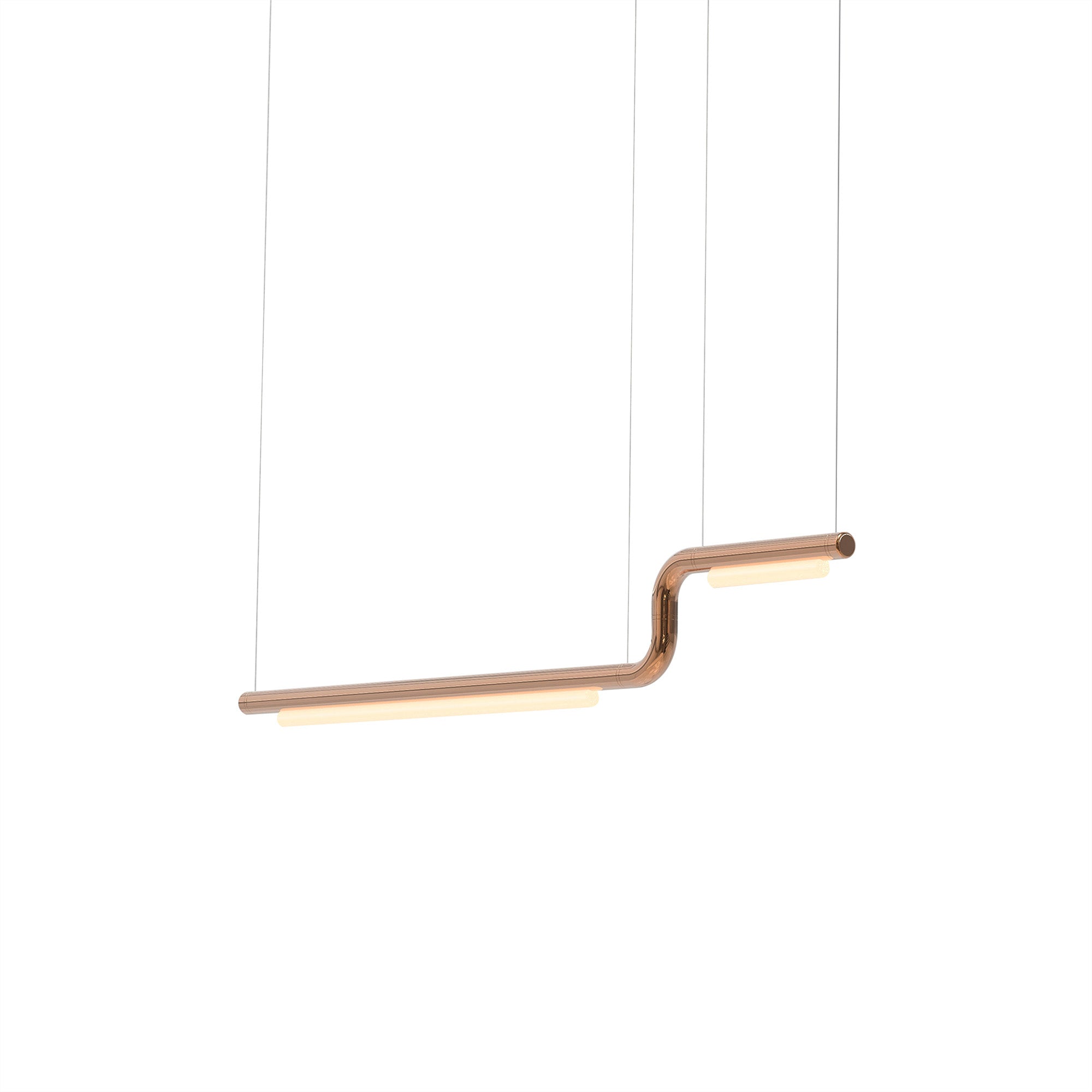 Pipeline CM2 Pendant Light: Copper + Copper