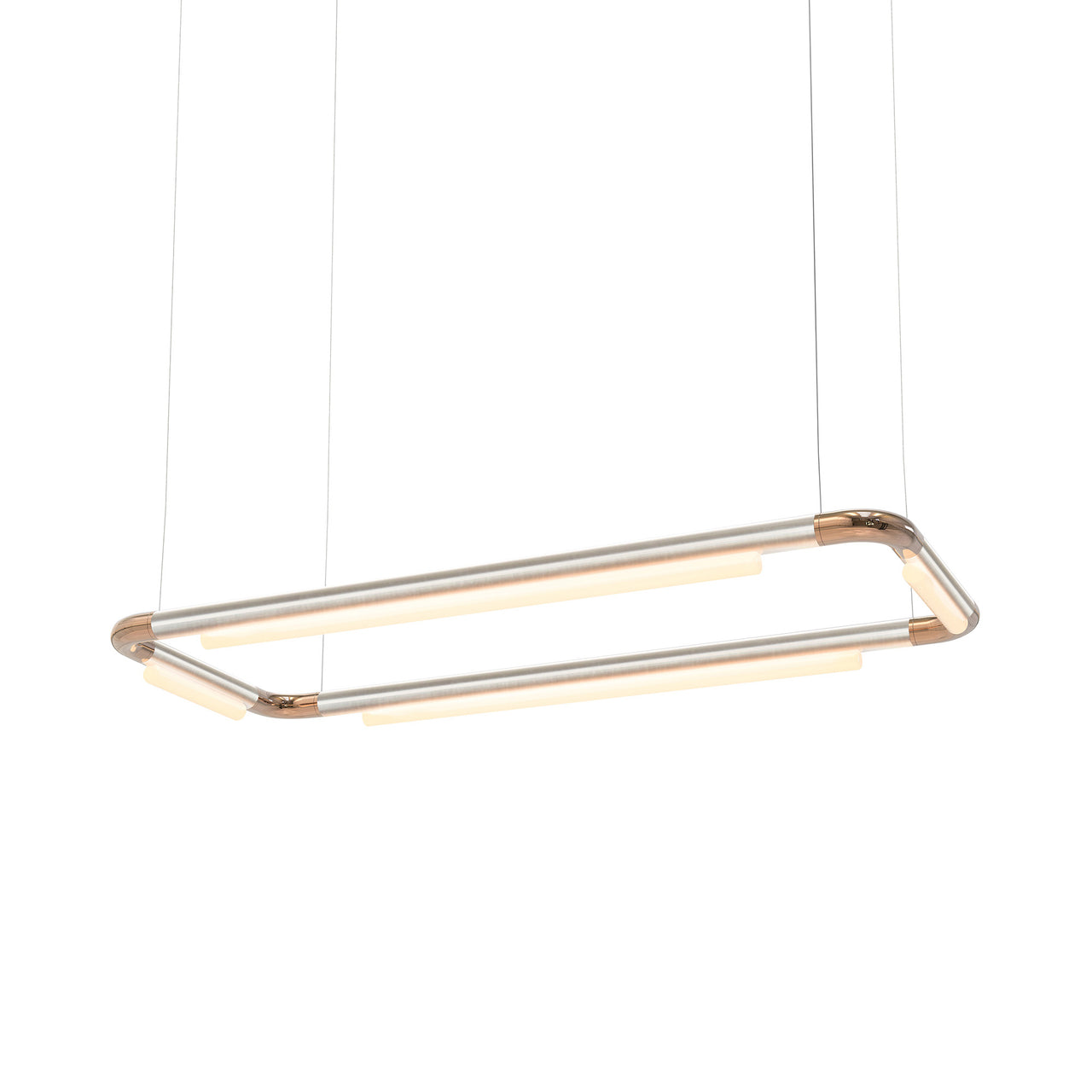 Pipeline CM4 Pendant Light: Raw + Copper