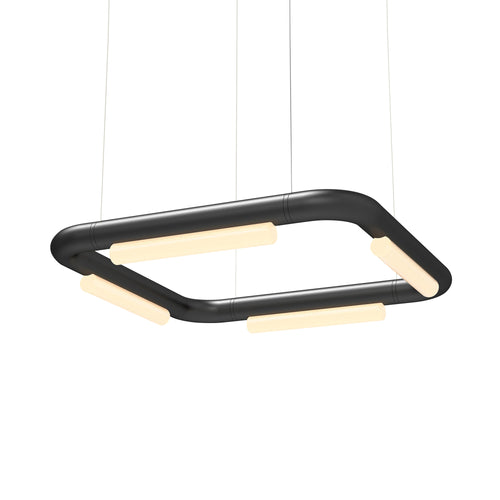 Pipeline CM5 Pendant Light: Black + Black