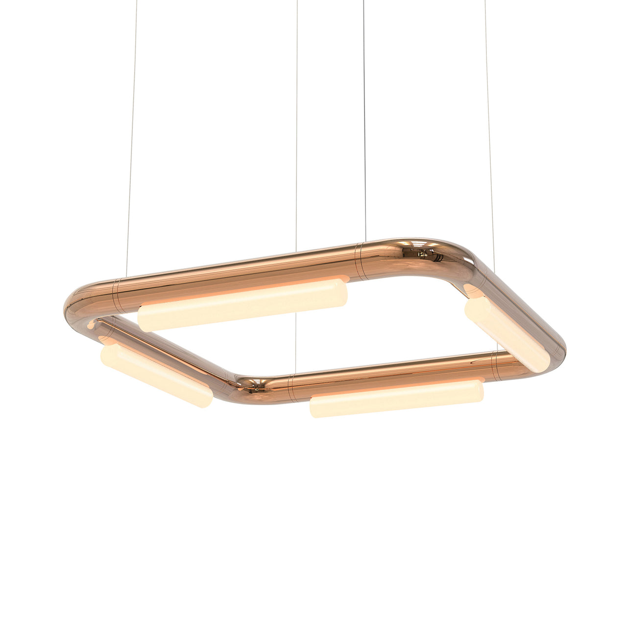 Pipeline CM5 Pendant Light: Copper + Copper