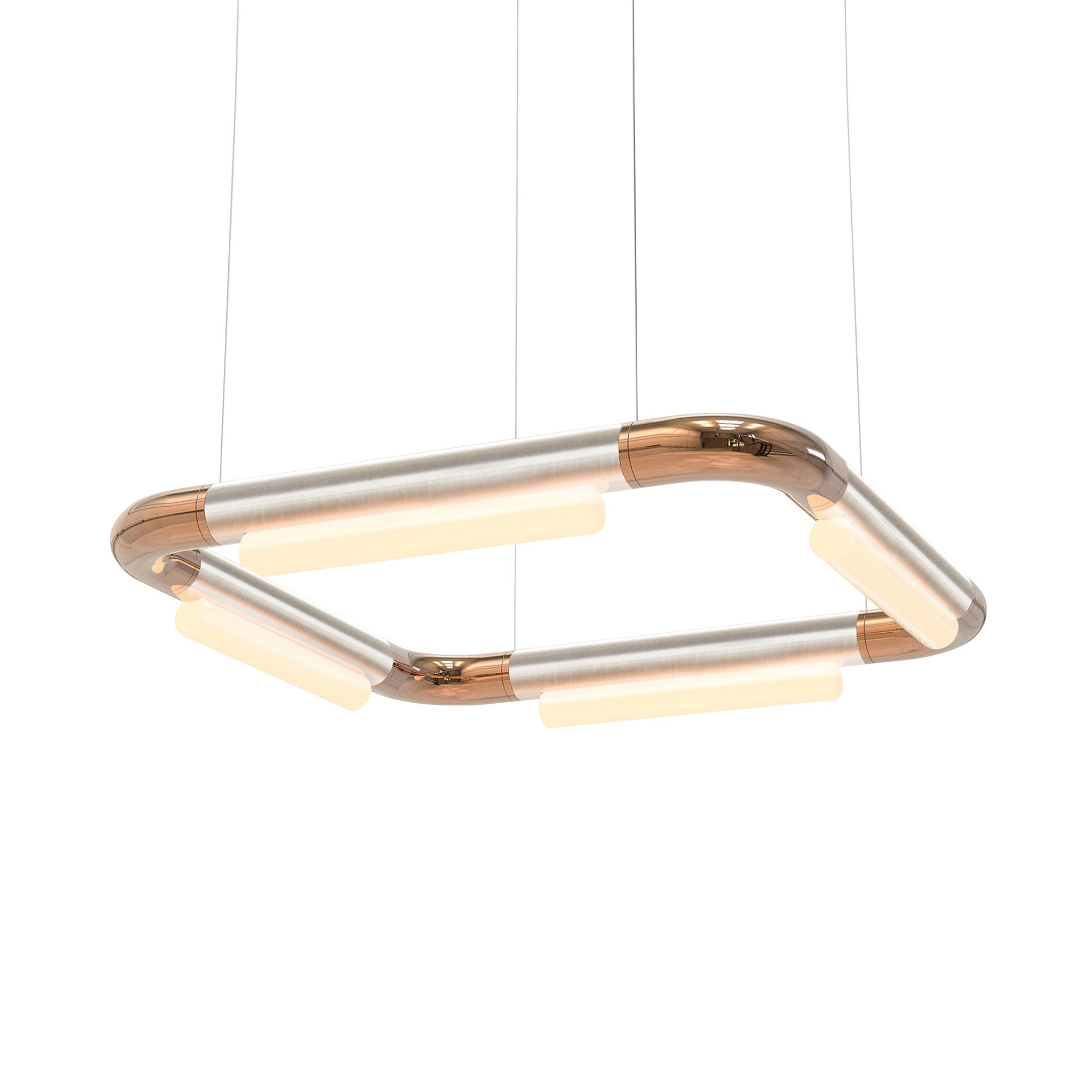 Pipeline CM5 Pendant Light: Raw + Copper