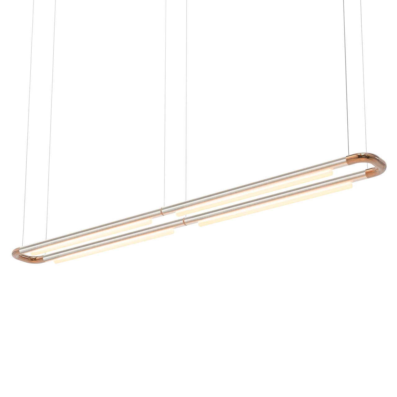 Pipeline CM7 Pendant Light: Raw + Copper