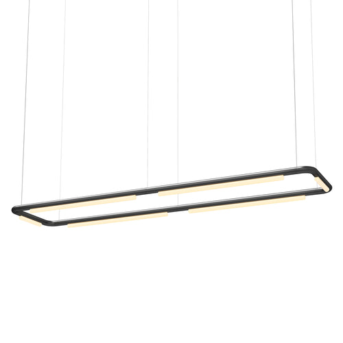 Pipeline CM8 Pendant Light: Black + Black