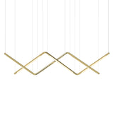 Pipeline CM9 Pendant Light: Brass