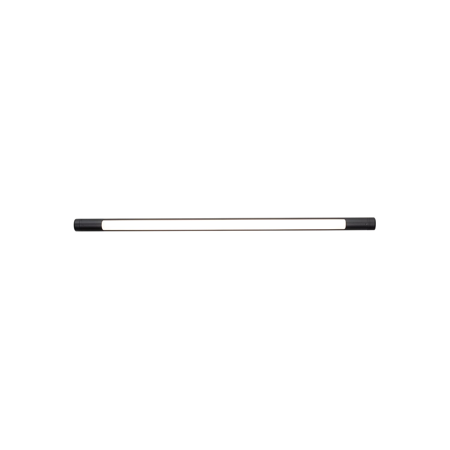 Pipeline 125 Ceiling/Wall Light: Black + Black