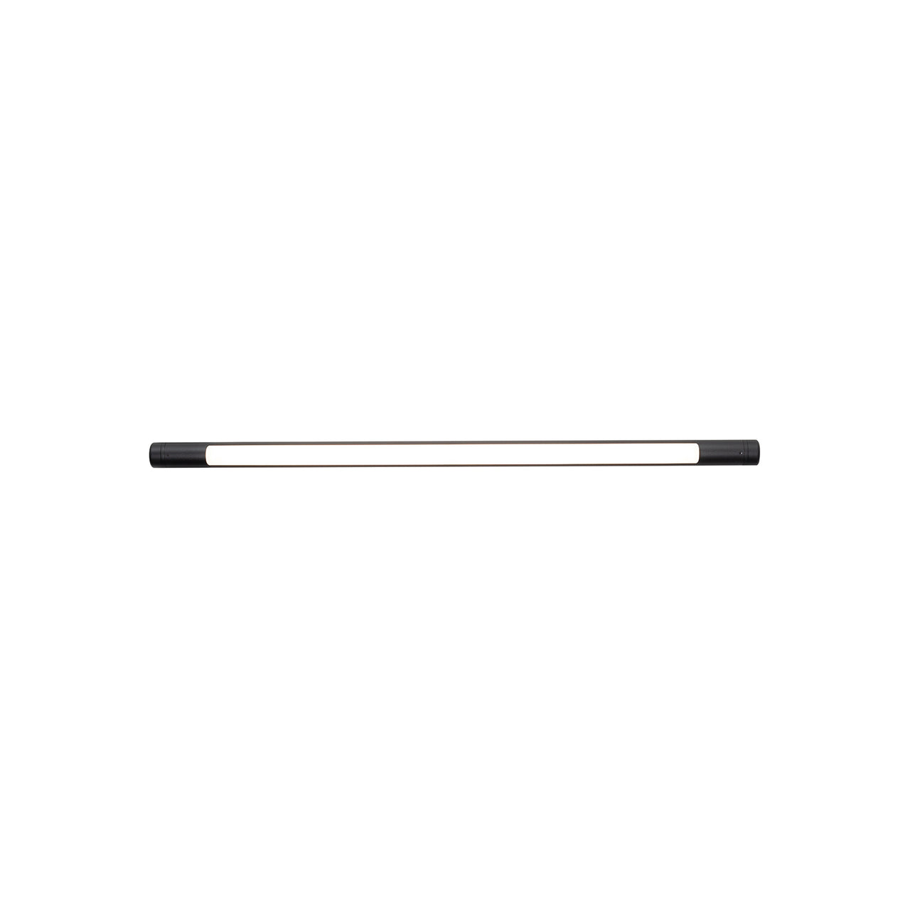 Pipeline 125 Ceiling/Wall Light: Black + Black