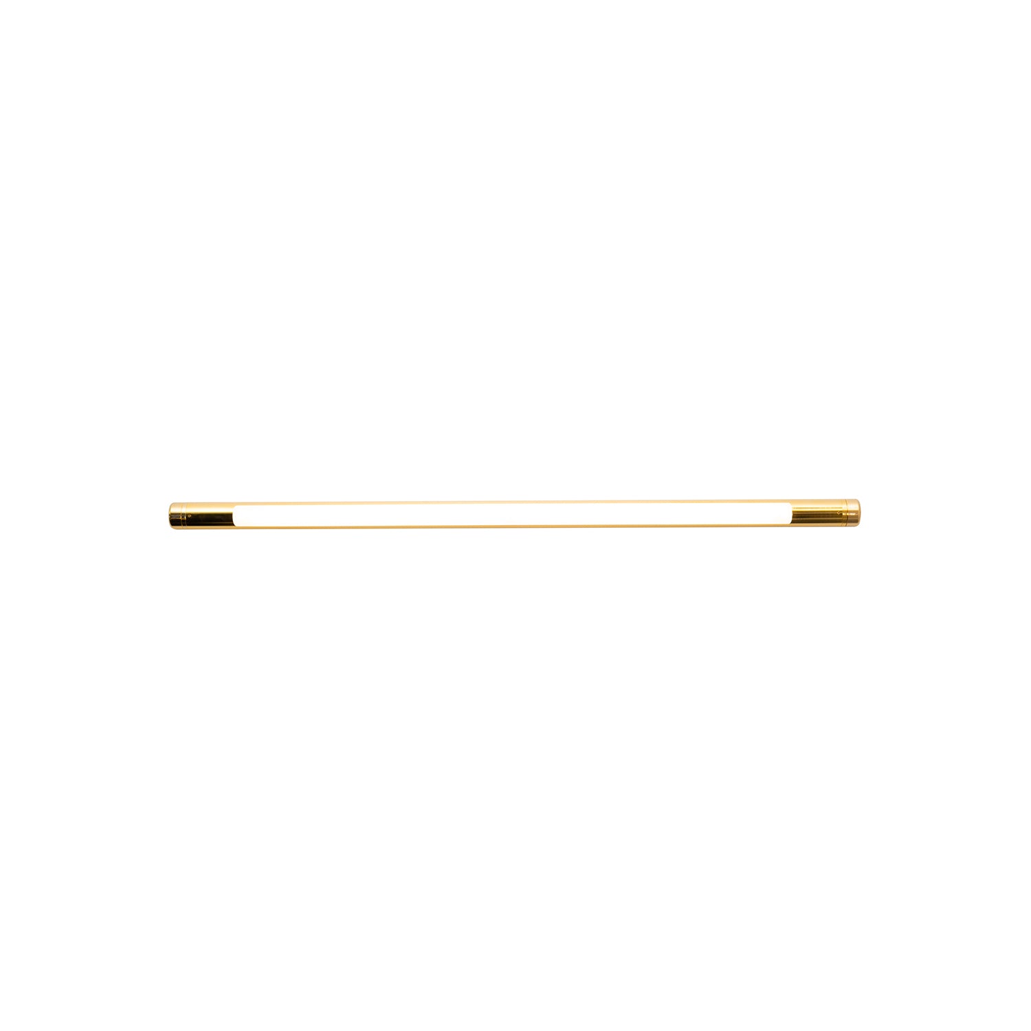 Pipeline 125 Ceiling/Wall Light: Brass + Brass
