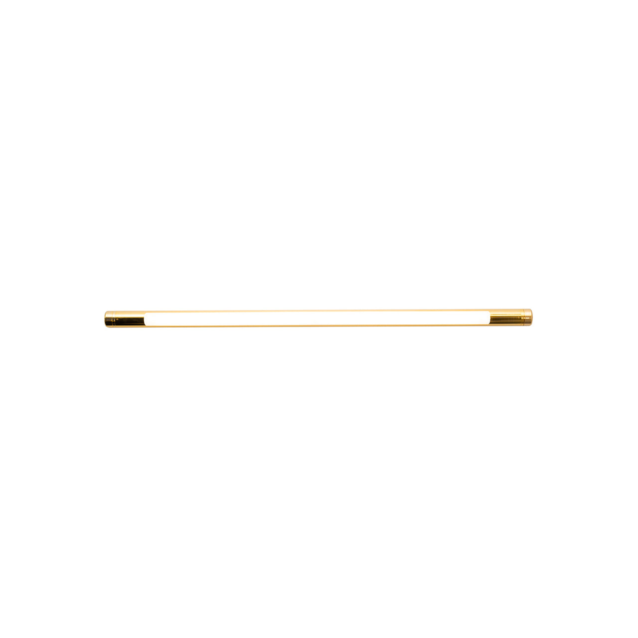 Pipeline 125 Ceiling/Wall Light: Brass + Brass