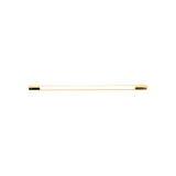 Pipeline 125 Ceiling/Wall Light: Brass + Brass