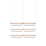 Tire Grid Pendant Light: 100 + 2H3V + Anodized Copper + Emerald