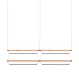 Tire Grid Pendant Light: 150 + 2H2V + Anodized Copper + Amethyst