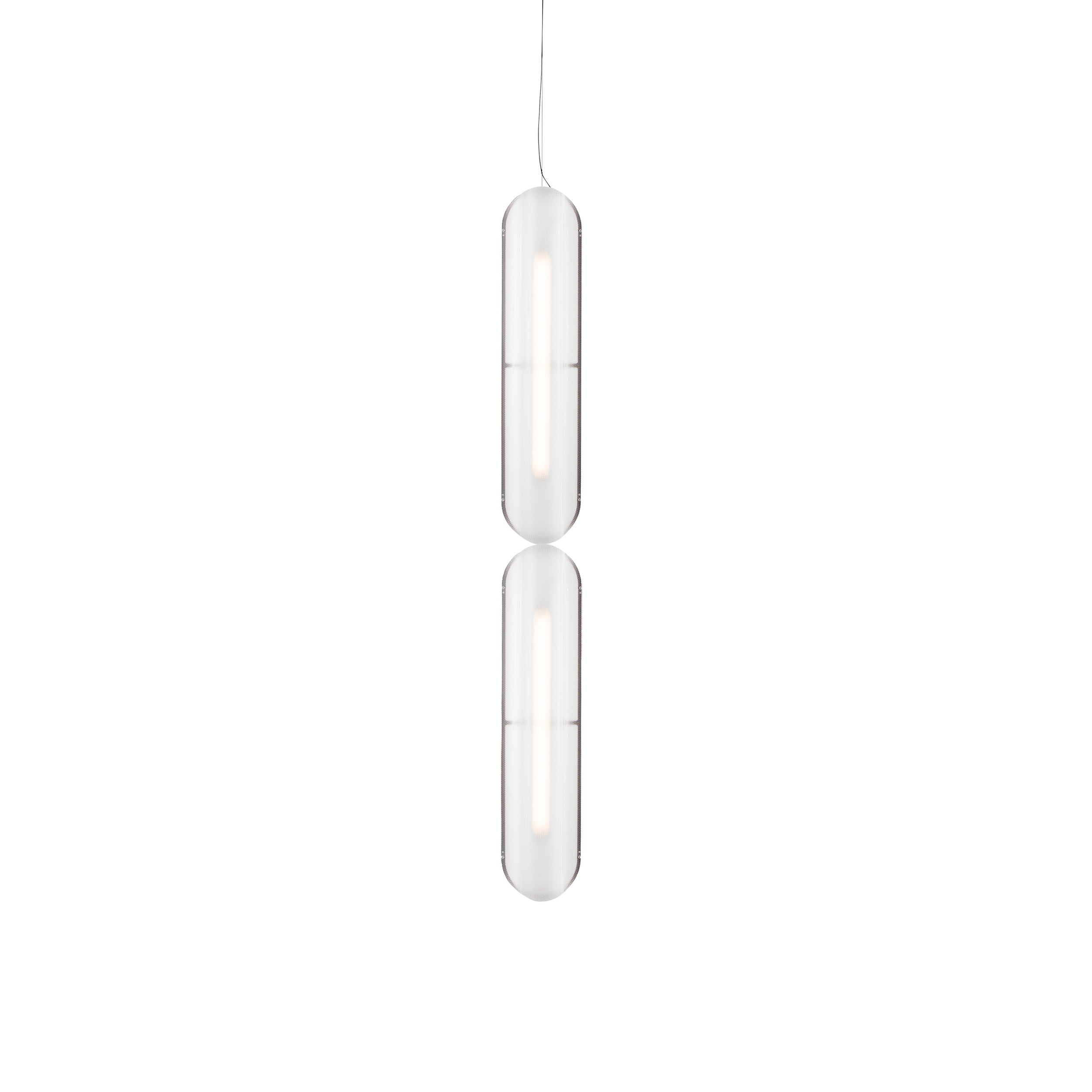 Vale System Pendant Light: Vertical + End-to-End + Vale 2 + Rust