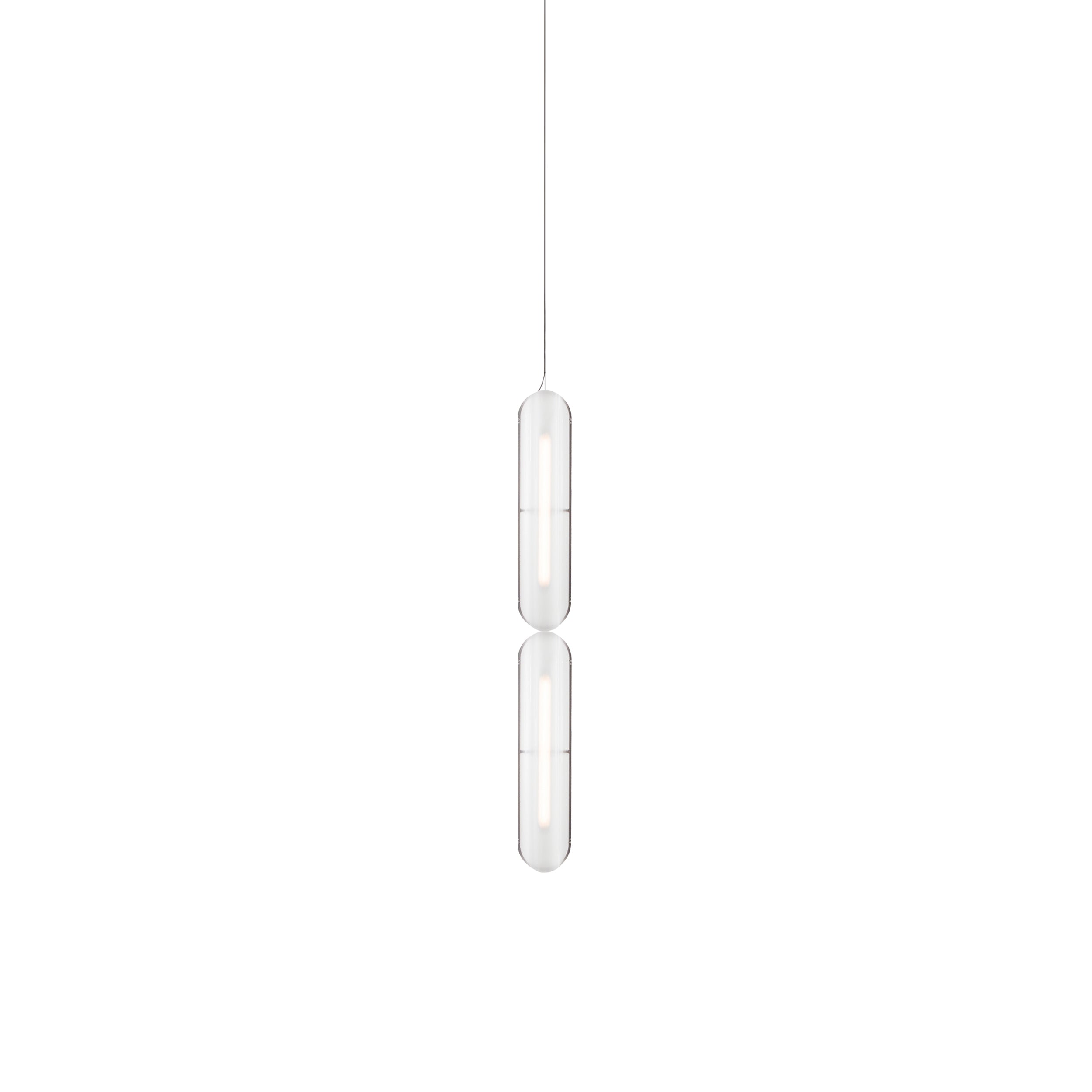Vale System Pendant Light: Vertical + End-to-End + Vale 2 + Rust